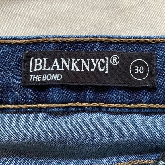 Blank NYC the bond denim jeans / mid rise skinny 30 - Picture 5 of 7